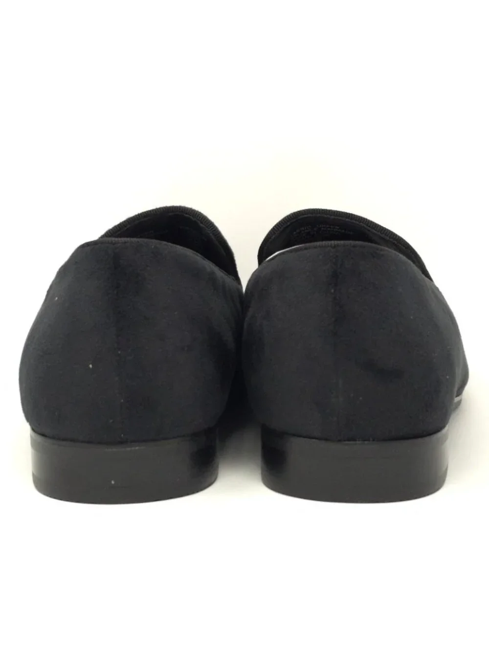 New Alfani Black Suede Slip-On Loafers Men’s 10.5M